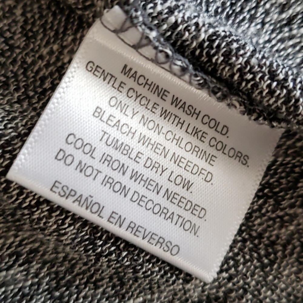 Style & Co X Large Black wrap Cardigan sweater New - Picture 8 of 10